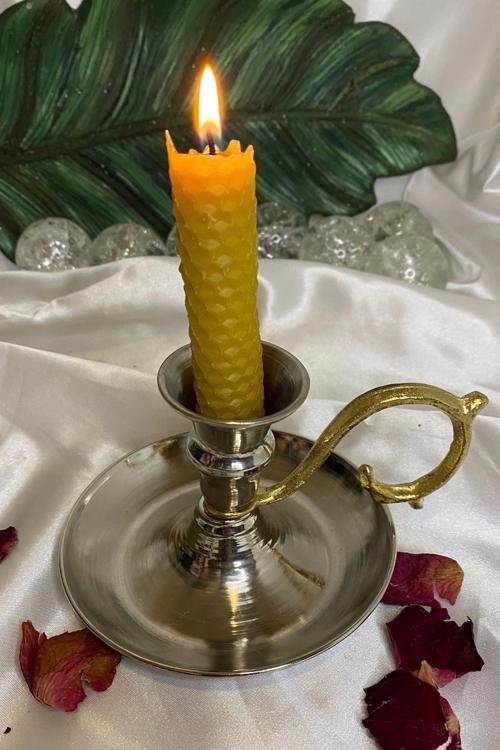 Bakır Şinanay Mumluk Gümüş Renk