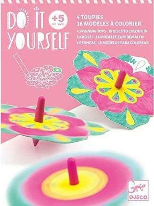 SPINNING TOPS DIY - Flowres