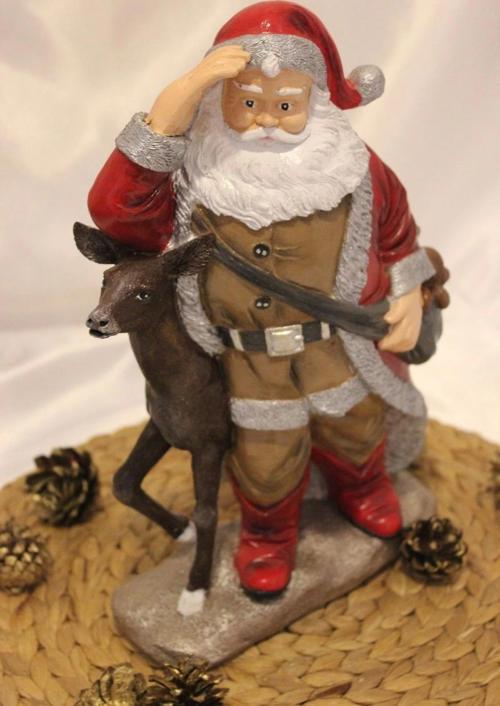 Noel Baba Ve Geyiği Mutlu Yıllar Happy Christmas Santa Claus Yılbaşı Ağacı