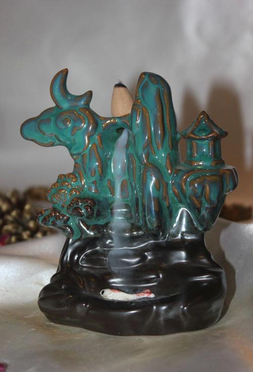 Geri Akış Tütsüsü Seramik Yeşil 01