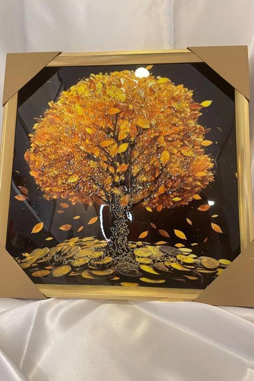 Para Ağacı Bolluk Bereket Zenginlik Tablo