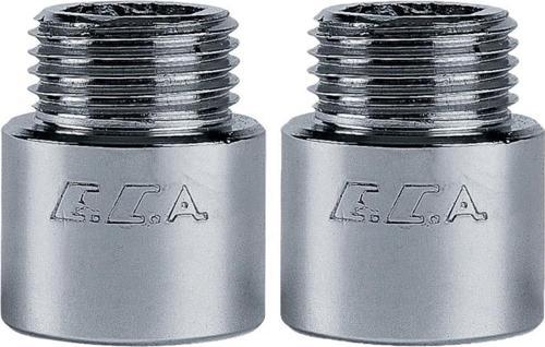 2 Adet ECA 1/2 2cm Uzatma Krom (Musluk Uzatma) 102134015 Pirinç  E.C.A