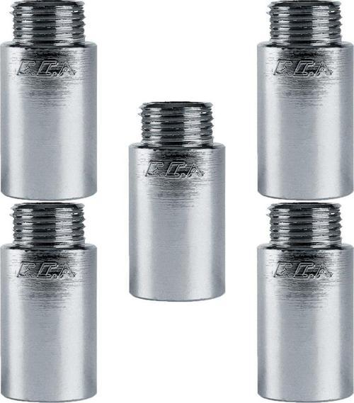 5 Adet ECA 1/2  4cm Uzatma Krom (Musluk Uzatma) 102134019 Pirinç E.C.A