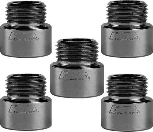 5 Adet ECA 1/2 1.5 cm Uzatma Krom (Musluk Uzatma 102134014 Pirinç E.C.A 