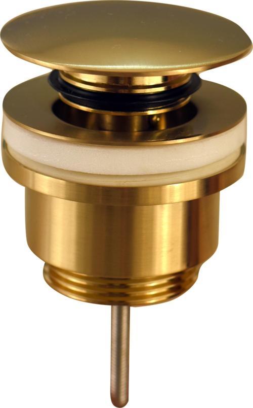 Gold Lavabo Sifonu Mat Altın Renkli Bas Aç Bıraklı Pop Up
