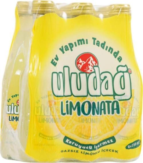 Cam Şişe Limonata 250 Ml 6 Adet