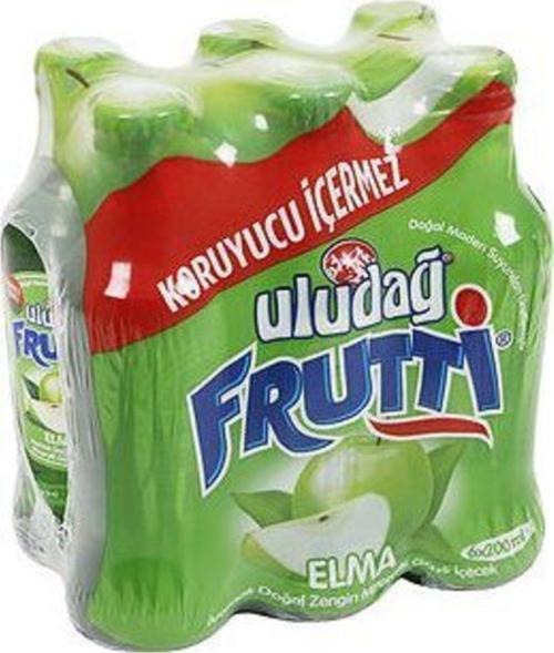 Frutti Meyveli Soda 200 Ml Elma X 24 Adet