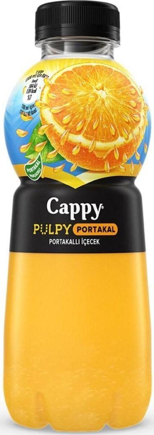 Pulpy Portakal Parçacıklı Meyve Suyu 330 Ml 12 Adet(Pet)