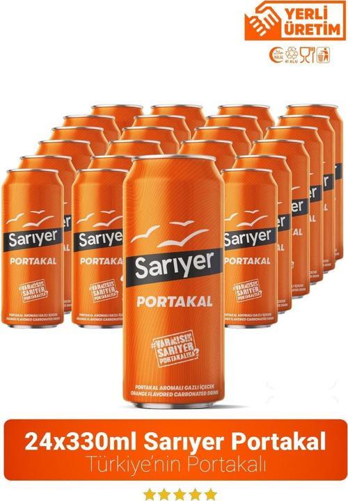 Portakal Aromalı Gazoz 330Ml X 24 Adet