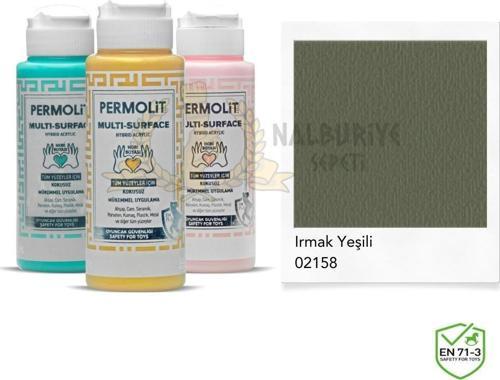 Multi Surface Akrilik Hobi Boyası IRMAK YEŞİLİ 120 ml.
