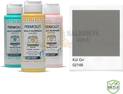Multi Surface Akrilik Hobi Boyası KÜL GRİ 120 ml.