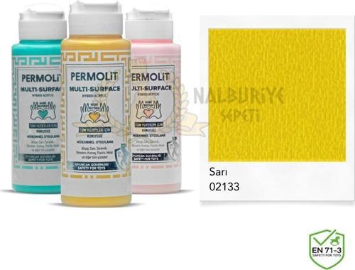 Multi Surface Akrilik Hobi Boyası SARI 120 ml.