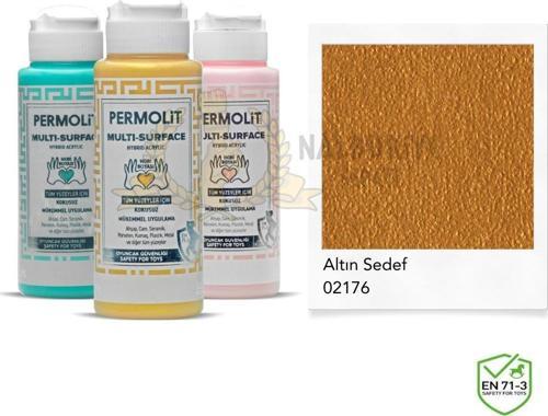 Multi Surface Akrilik Hobi Boyası SEDEF ALTIN 120 ml.