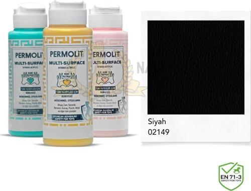 Multi Surface Akrilik Hobi Boyası SİYAH 120 ml.