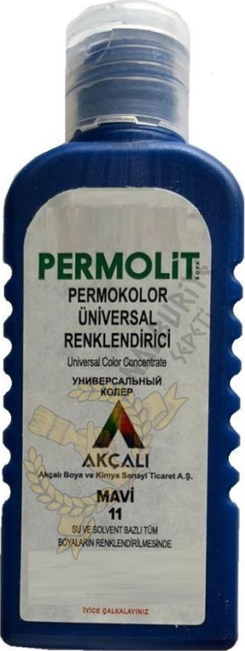 Üniversal Renklendirici Renk Tüpü MAVİ 50 ml.
