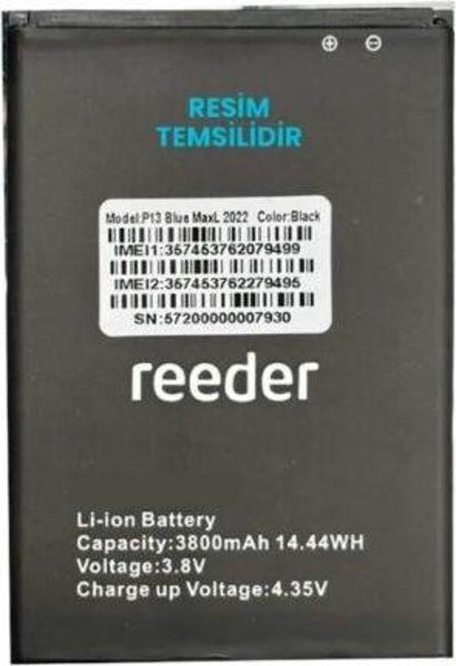 Reeder P13 Blue Max Batarya Pil