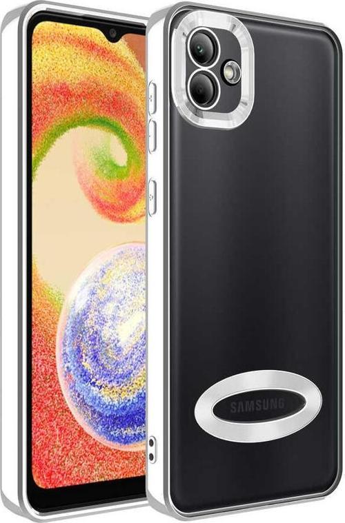 Samsung Galaxy A03 Kılıf Kamera Korumalı Logo Gösteren Zore Omega Kapak