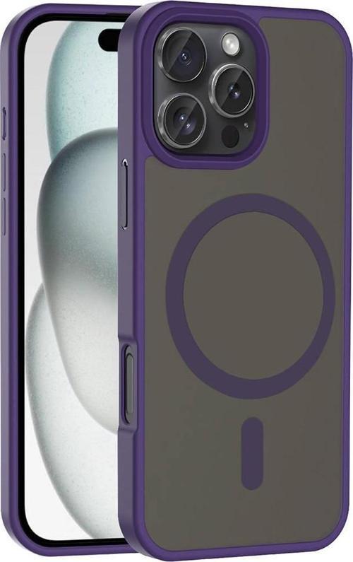 Apple iPhone 16 Pro Max Kılıf Magsafe Şarj Özellikli Mat Arka Yüzey Zore Sio Kapak