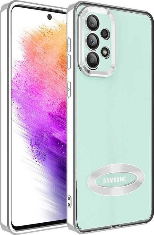 Samsung Galaxy A32 4G Kılıf Kamera Korumalı Logo Gösteren Zore Omega Kapak