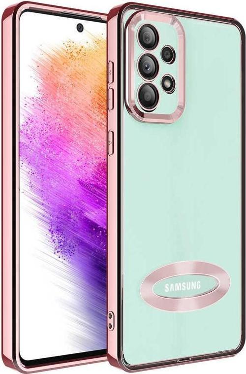 Samsung Galaxy A32 4G Kılıf Kamera Korumalı Logo Gösteren Zore Omega Kapak