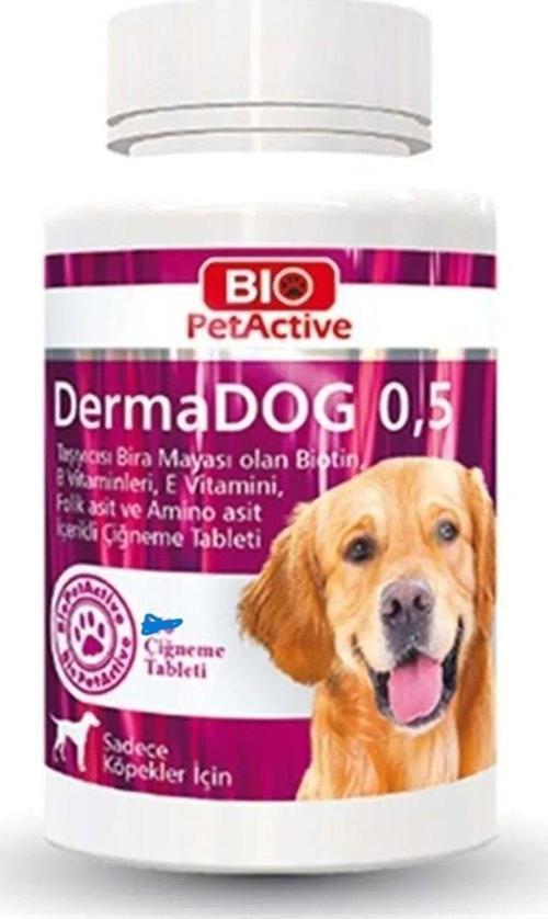 Dermadog Küçük Irk Köpekler Için Sarımsaklı Maya Tableti 60 Adet
