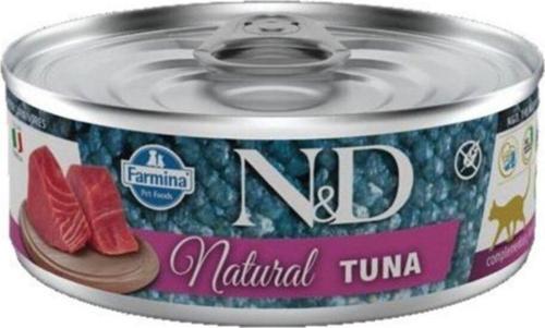 Natural Tuna Balıklı Yetişkin Kedi Konservesi 80 Gr