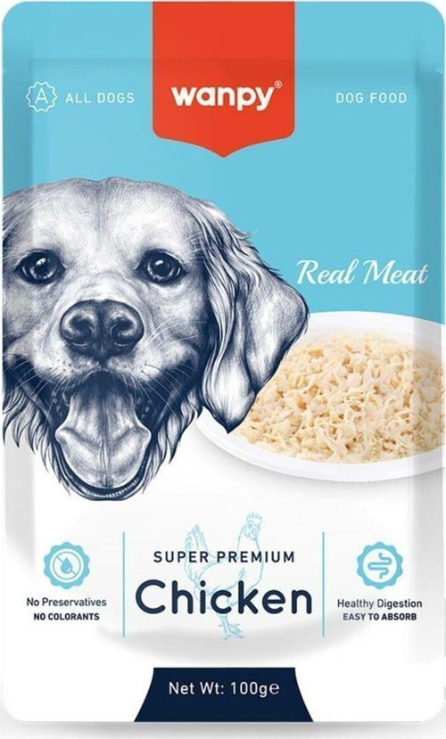 Pouch Tavuklu Yaş Köpek Maması 100 Gr