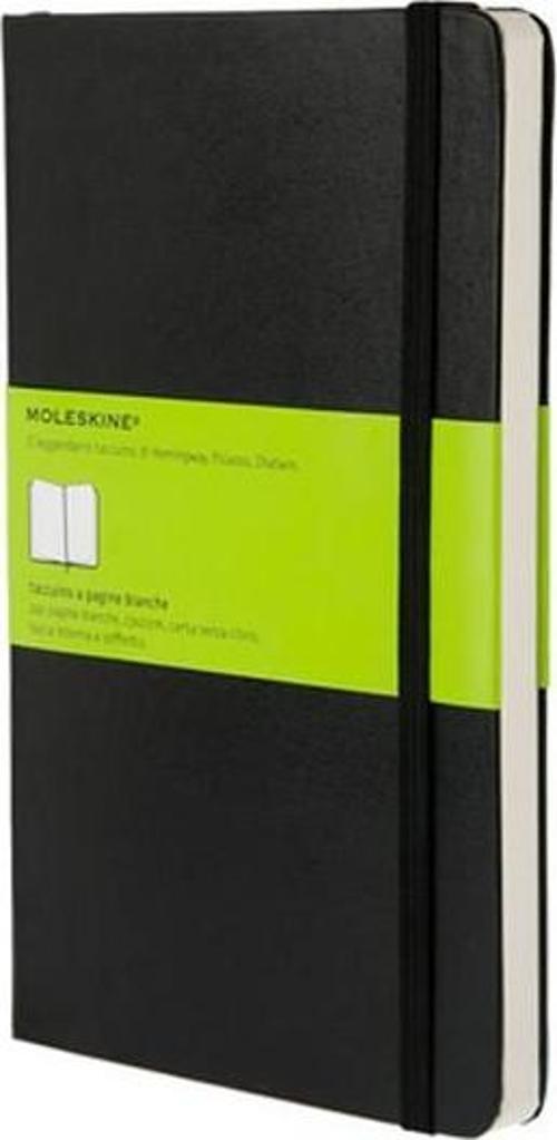 Klasik Büyük Boy Sert Kapak Düz Defter Siyah