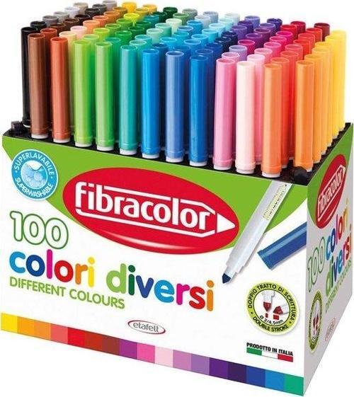 Colori Diversi 100 Renk Keçeli Kalem