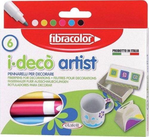 6 Renk I-Deco Artist Dekorasyon Kalemi