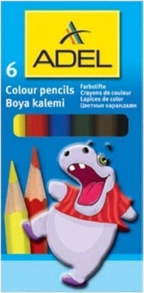 /KURU BOYA 6 RENK KISA BOY