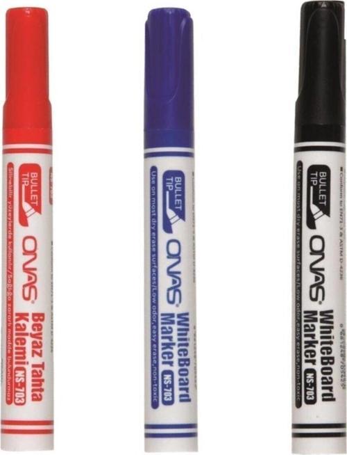 Onas Tahta Kalemi 3'lü Paket (mavi-siyah Kırmızı)