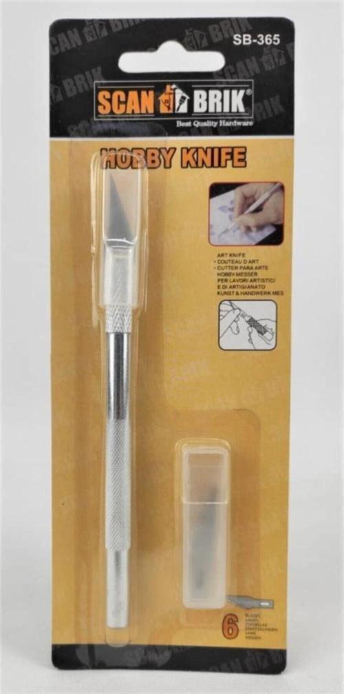 (sb-365)scan Brik Hobby Knife 6 Yedekli Kretuar