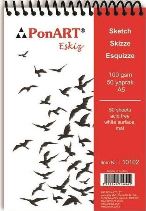 A5 Eskiz Blok 50 Yaprak
