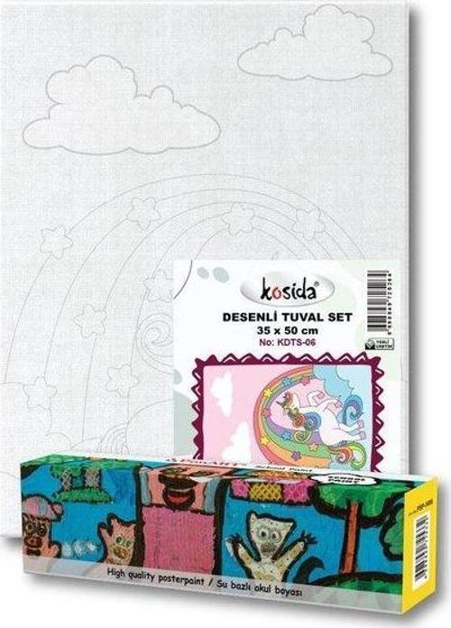 Unicorn Desenli Tuval Set No:06