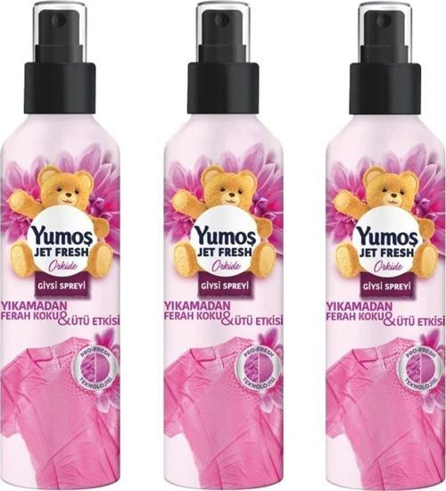 Jet Fresh Giysi Spreyi Orkide 200 Ml X 3 Adet