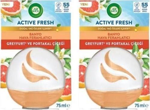 Airwick Decosphere Hava Tazeleyeci Greyfurt Ve Portakal Çiçeği 75 Ml X 2 Adet