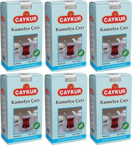 Kamelya Siyah Dökme Çay 1 Kg 6 Adet