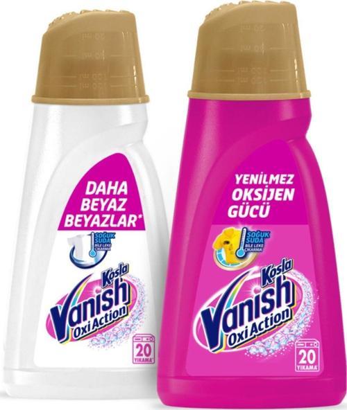 Kosla Oxi Action Gold Renkliler + Beyazlar Sıvı Leke Çıkarıcı 2 X 1 L