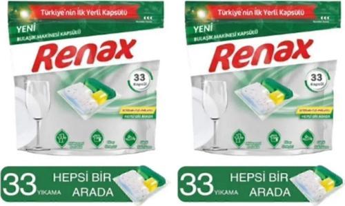 Bulaşık Kapsülü 33’Lü 2 Paket 66Li