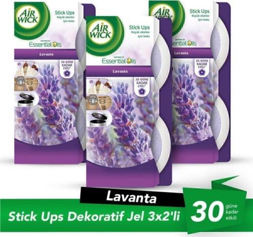 Jel Stick Up Küçük Alanlara Özel Oda Kokusu Lavanta 30 Gün Etkili* X3