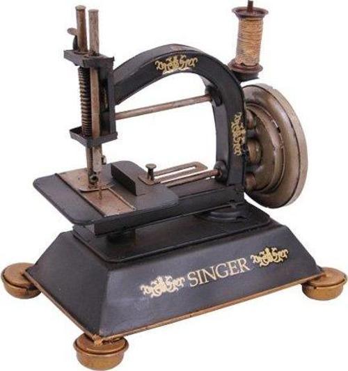 Dekoratif Metal Dikiş Makinesi Kumbara 304B-1160