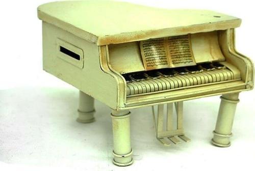 Dekoratif Metal Piyano Kumbara C0307