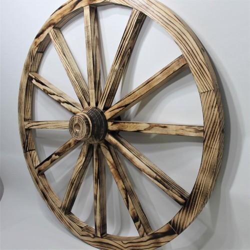 Ahşap At Arabası Tekeri 100 cm.