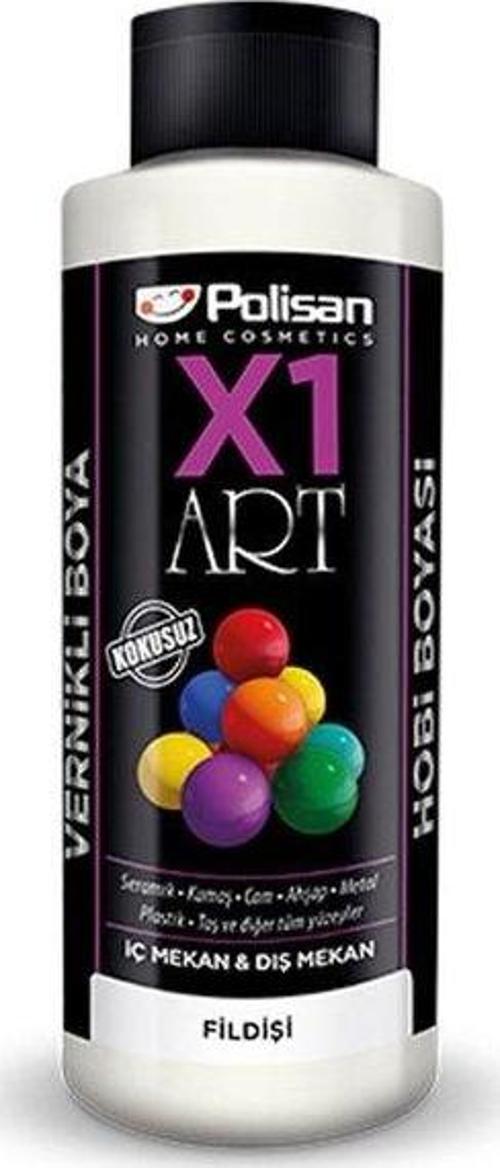 X1 Art Vernikli Boya 120ml Fildişi