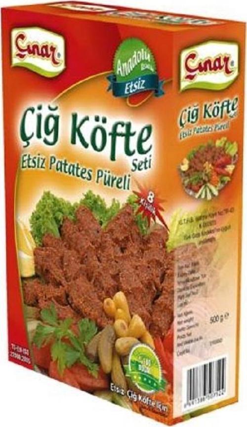 ÇİĞKÖFTE SETİ ANADOLU (PATATES PÜRELİ) 500 GR