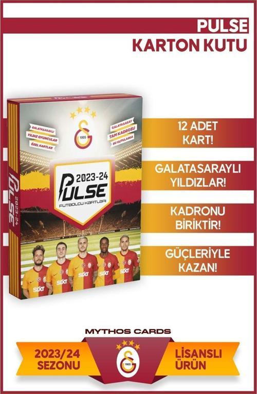 Galatasaray Pulse Futbolcu Kartları - Paket Futbolcu Kartları