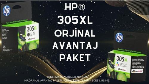 Deskjet 2720 Orjinal Kartuş / 305Xl Avantaj Paket Siyah Ve Renkli Kartuş