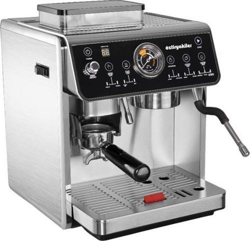 Mini Barista Espresso Kahve Makinesi 2800 W Kahve Değirmeni dahil 2,7 lt su kabı