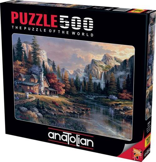 500 Parçalık Puzzle - Vadinin Sonundaki Ev 3533